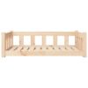 Dog Bed 37.6"x25.8"x11" Solid Wood Pine