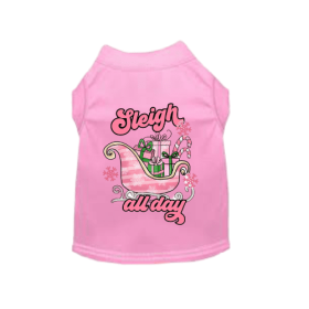 Sleigh All Day - Dog Shirt (size: S)