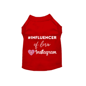 #INFLUENCER of Love & Instagram (Color: Red, size: large)