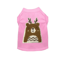 Cuddle Antler Bear (Color: Pink, size: X Large)