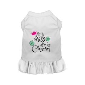 Little Miss Lucky Charm (Color: White, size: small)