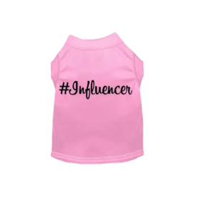#Influencer Shirt (Color: Pink, size: large)