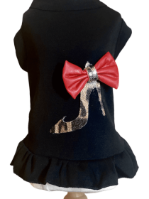 Loubarkin Panthera Dress (Color: Black, size: small)