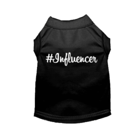 #Influencer Shirt (Color: Black, size: medium)