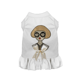 Ms.Vogue (Color: White, size: X Small)