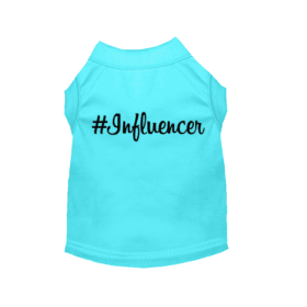 #Influencer Shirt (Color: Aqua, size: X Large)