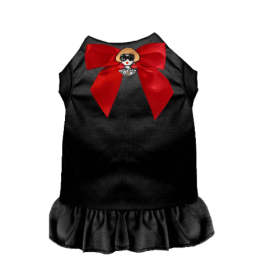 Acrylic Brooch So Vogue Dress (Color: Black, size: small)