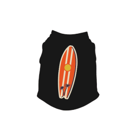 Surfer Tank Top (Color: Black, size: small)