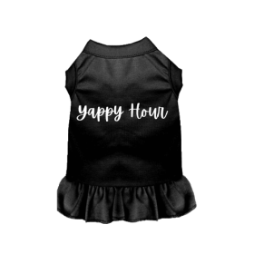Happy Yappy Hour Matching Dog Dress or Tee (size: small)