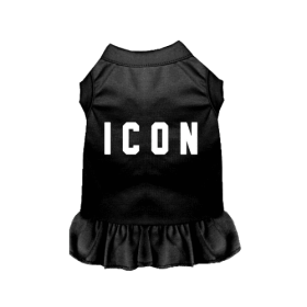 I C O N (Color: Black, size: large)
