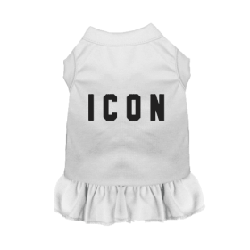 I C O N (Color: White, size: medium)