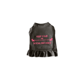 Keep Your Social Distance (Color: grey, size: large)