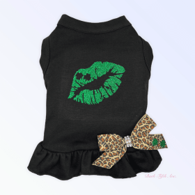 Kiss Me All Over Dress (Color: Black, size: small)