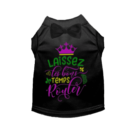 LAISSEZ LES BONS TEMPS ROULER (Color: Black, size: small)