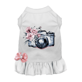 Call me pretty and take pictures of me (Color: White, size: X Small)