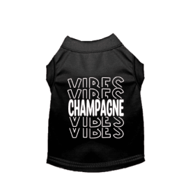 Champagne Vibes Dog Shirt (size: medium)