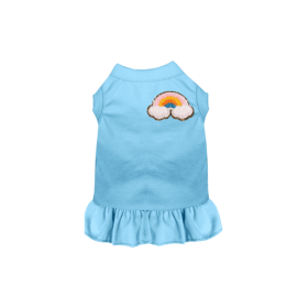 Chenille Rainbow (Color: Blue, size: small)