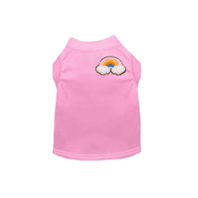 Chenille Rainbow (Color: Light Pink, size: large)