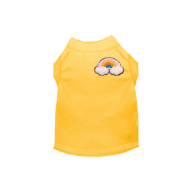 Chenille Rainbow (Color: Yellow, size: small)