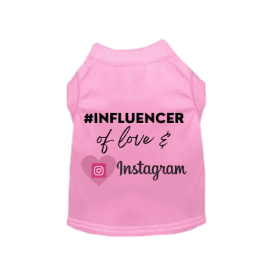 #INFLUENCER of Love & Instagram (Color: Pink, size: large)