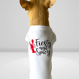 Feisty & Spicy Dog Tee (size: large)