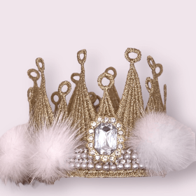 Snowy Winter Wonderland Crown (size: medium)
