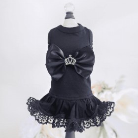 Royal Princess Dress (Color: Black, size: medium)